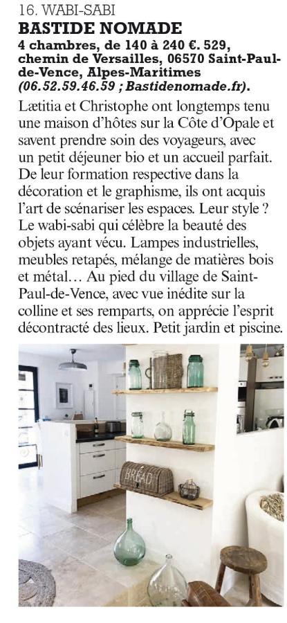 Bastide Nomade - Guest House Saint-Paul-de-Vence Zewnętrze zdjęcie